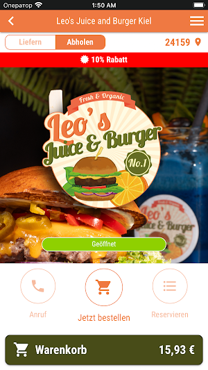 Leo’s Juice and Burger Screenshot 2