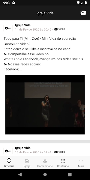 Igreja Vida Screenshot 2