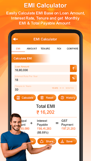 Loan EMI Calculator Screenshot 1