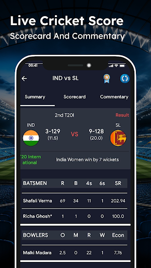 Live Cricket TV HD Streaming Screenshot 2
