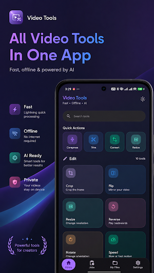 Video Tools: Compress & Trim Screenshot 0