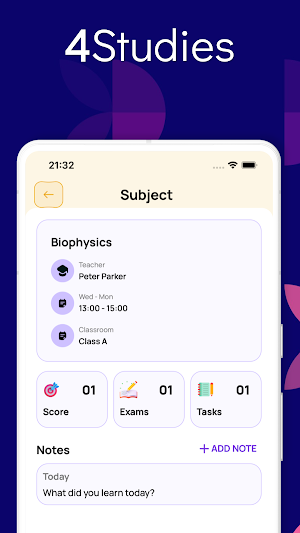 4Studies: Your school schedule Screenshot 0