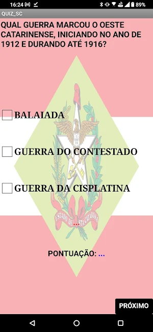 QUIZ Cultural Sul PR, SC e RS Screenshot 3