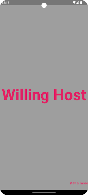 WillingHost: Service Provider Screenshot 0