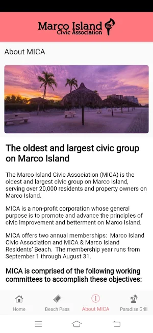 Marco Island Civic Association Screenshot 3