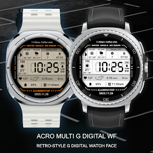 ACRO Multi G Digital Watchface Screenshot 1