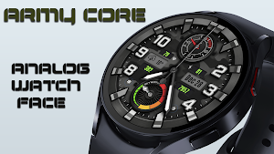 Army Core Analog Watch Face Screenshot 2
