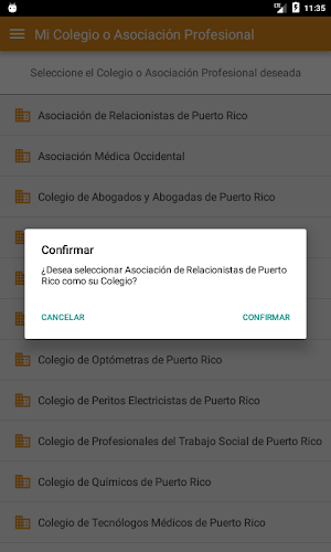 Mi Colegio Profesional Screenshot 1