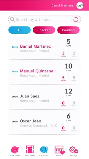 MKT Event App Screenshot 3