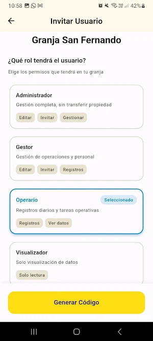Smart Granja Aves Screenshot 1
