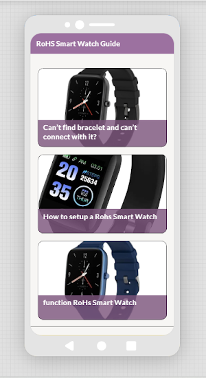 RoHS smart watch app guide Screenshot 0