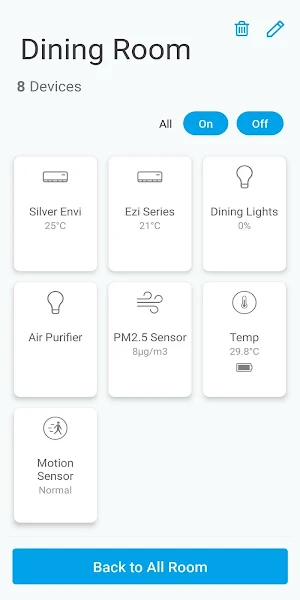 Daikin D'SmartHome App Screenshot 1