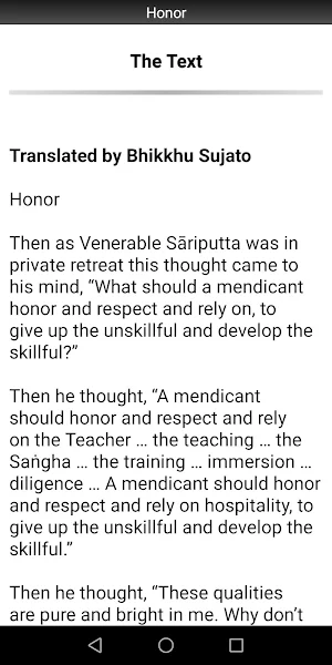 Honour - Buddhism Screenshot 1