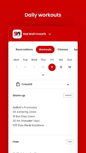 Red Wolf CrossFit Screenshot 3