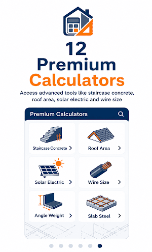 Construction Calculator Screenshot 2