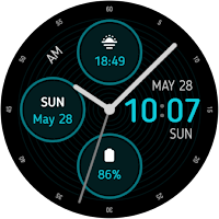 JHW Analog 5 PRO: Watch face