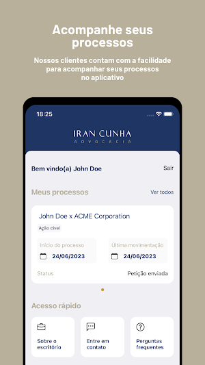 Iran Cunha Advocacia Screenshot 0