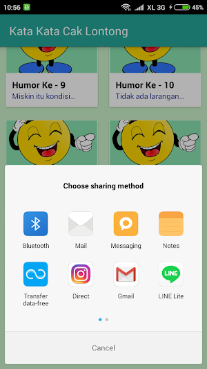 Kata Humor Cak Lontong Screenshot 3