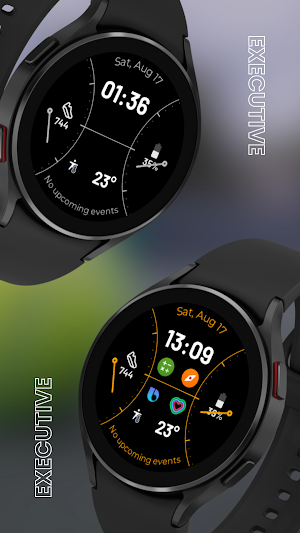 EXD079: Sporty Watch Face Screenshot 0