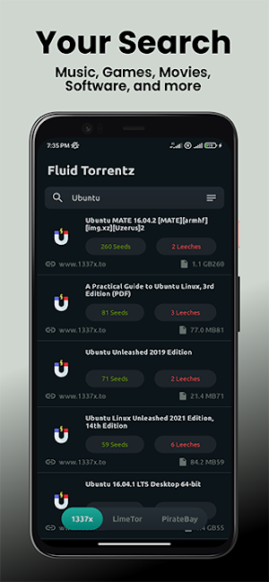 Torrent Search Revolution Screenshot 1