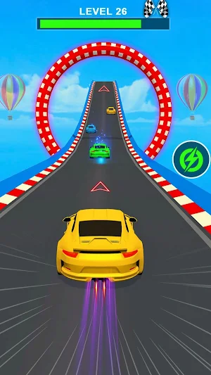Turbo Speed Car Racing-Fly Car Screenshot 0