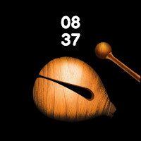 wooden fish watch face