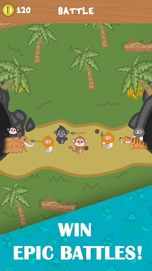 Monkeys vs. Cavemen Screenshot 0