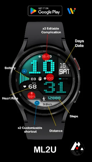 ML2U 149 Watch Face Screenshot 1
