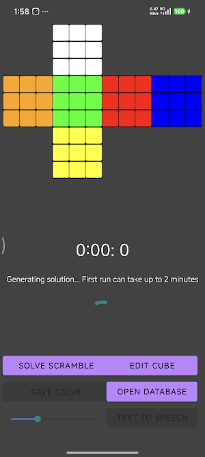 Blind Cube — Solving Tool Screenshot 2