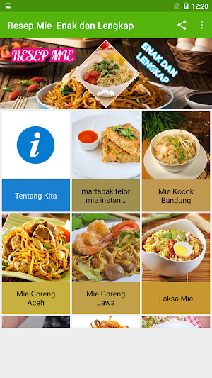Resep Mie Enak dan Lengkap Screenshot 2