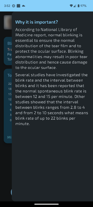 Blinkz: A Simple Blink Tracker Screenshot 3