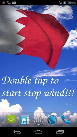 Bahrain Flag Live Wallpaper Screenshot 0