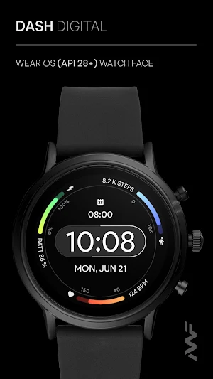 Awf Dash Digital - watch face Screenshot 0