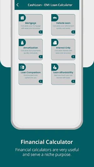 CashLoan - EMI Loan Calculator Screenshot 1