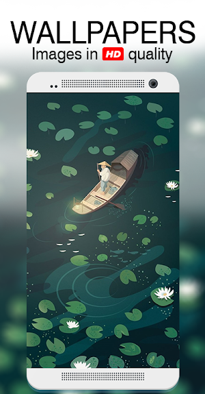 Green cute wallpaper Screenshot 0