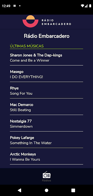 Rádio Embarcadero Screenshot 1