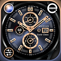 OBSIDIAN Gold Class watch face