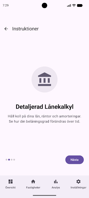 Fastighetskalkylatorn Screenshot 2