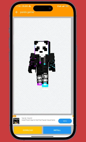 Gamer Skin for Minecraft PE Screenshot 2
