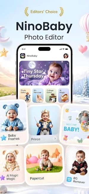 Baby Photo Editor: Month Frame Screenshot 0