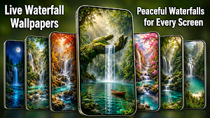 Live Waterfall Wallpapers, 4K Screenshot 0