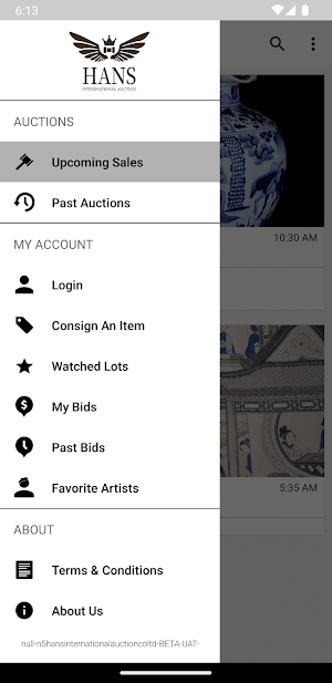 Hans Auction Screenshot 3