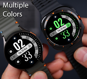 Modern Digital Watch Face Screenshot 3