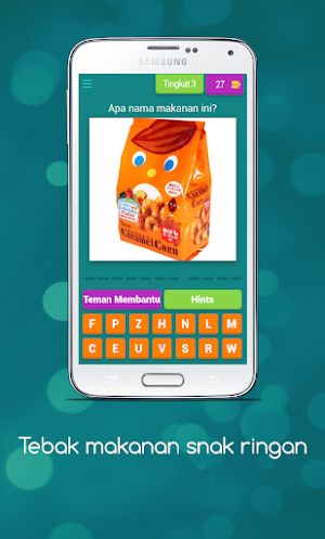 Game Tebak Gambar makanan Ringan Screenshot 3
