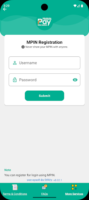 PravaraPay Screenshot 2
