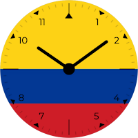 Colombia Analog Watch Face
