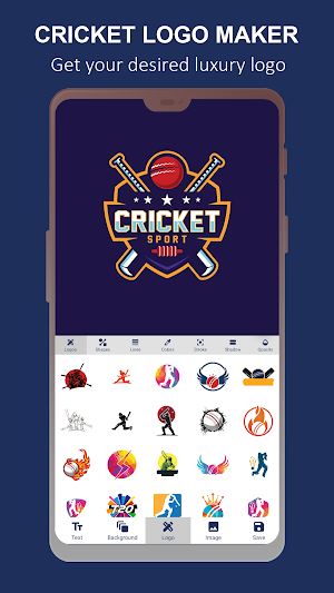 Cricket Logo Maker Screenshot 2