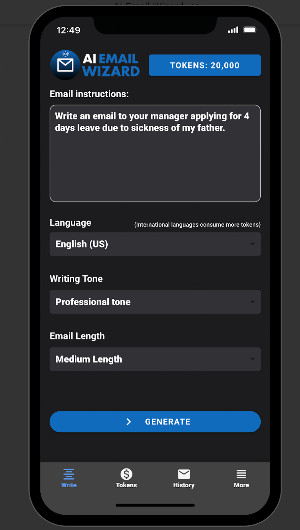 AI Email Wizard: Email Writer Screenshot 2