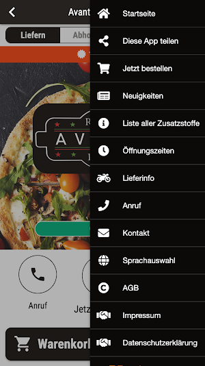 Avanti Restaurant Screenshot 2