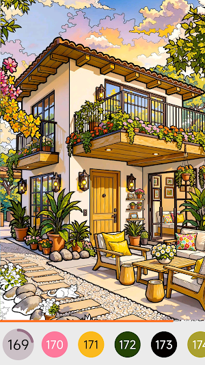 HueNook: Happy Coloring Screenshot 2